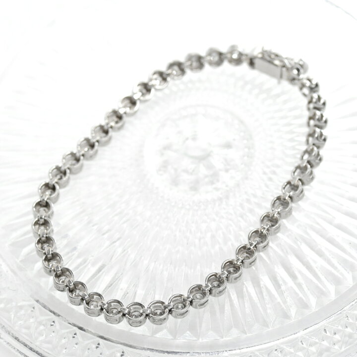 楽天市場】ダイヤモンド 2ct ブレスレット PT850 プラチナ フル  