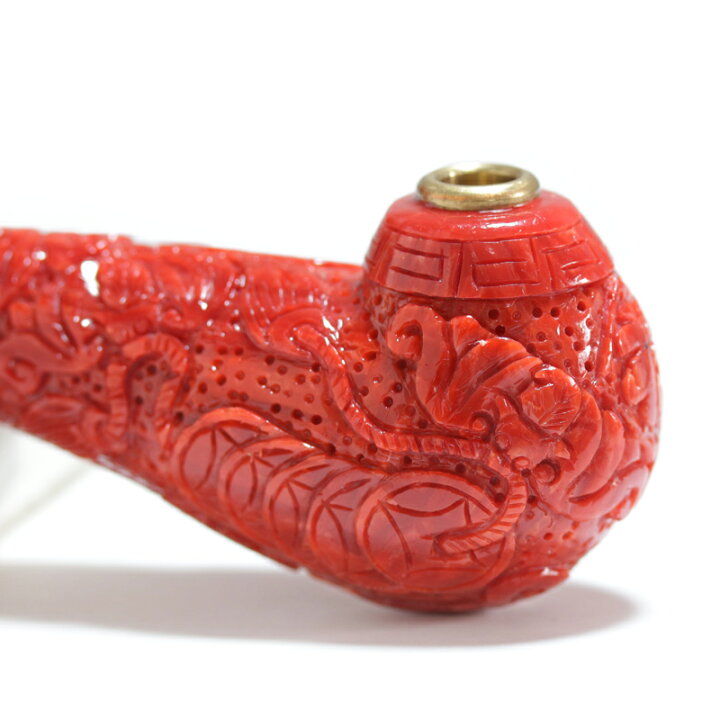 楽天市場】赤珊瑚 総重量111g 彫刻珊瑚 珊瑚の置物 吉祥紋様 招福 五帝 