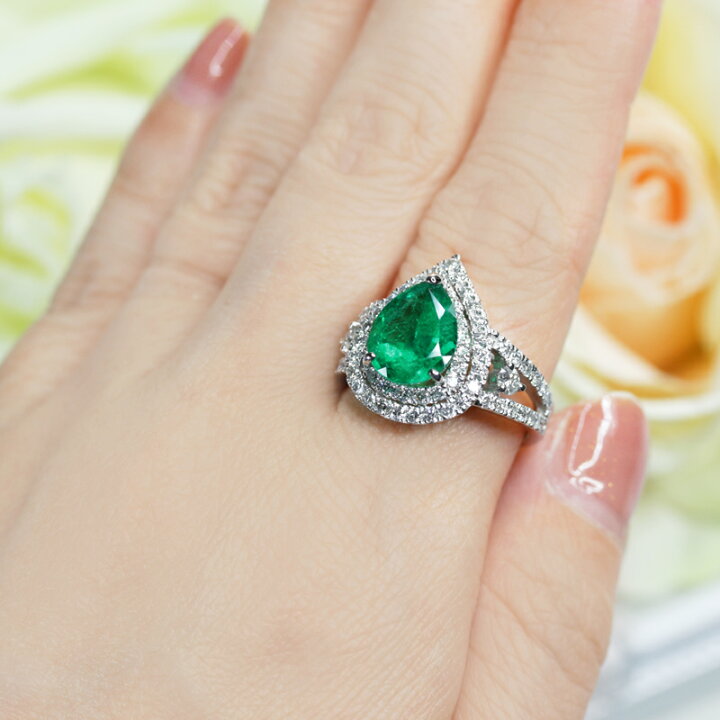 楽天市場】コロンビア産ビビッドグリーン エメラルド 2.87ct ダイヤモンド 1.24ct ペアシェイプ ティアドロップ エメラルドリング 13号 PT900 プラチナ F1マイナー/Minor 産地証明<AIGS鑑別書付> 緑玉【新品】【ジュエリー】【送料無料】RMY.I : アイマス 楽天市場】コロンビア産ビビッドグリーン エメラルド 2.87ct ダイヤモンド 1.24ct ペアシェイプ ティアドロップ エメラルドリング 13号 PT900 プラチナ F1マイナー/Minor 産地証明<AIGS鑑別書付> 緑玉【新品】【ジュエリー】【送料無料】RMY.I : アイマス