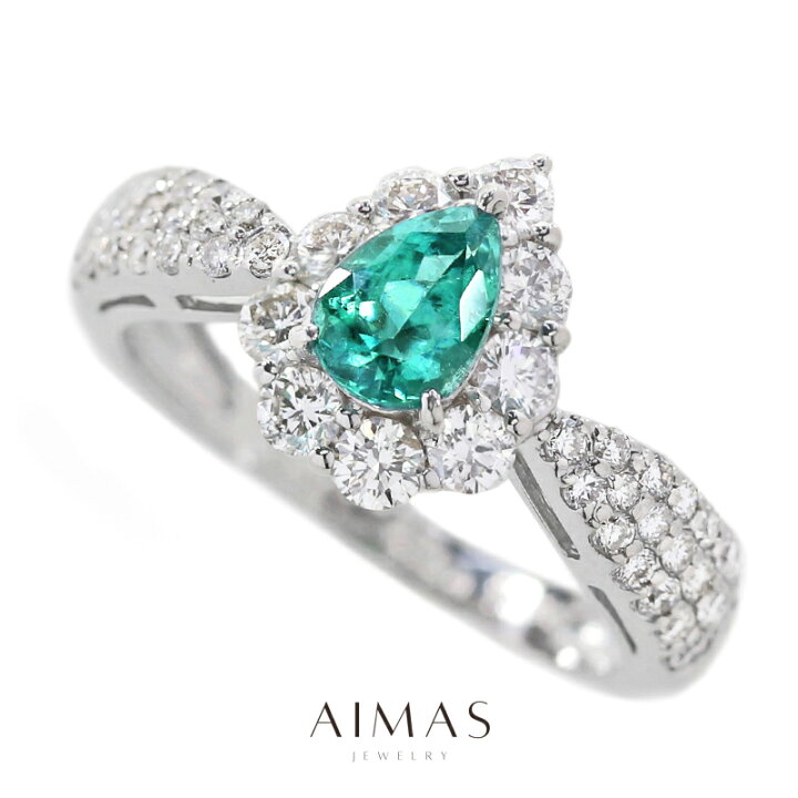 楽天市場】【クーポン】ブラジル産パライバトルマリン 0.48ct リング  