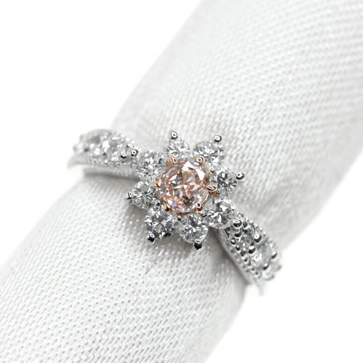 楽天市場】ピンクダイヤモンド 0.339ct (FANCY ORANGY PINK SI2 