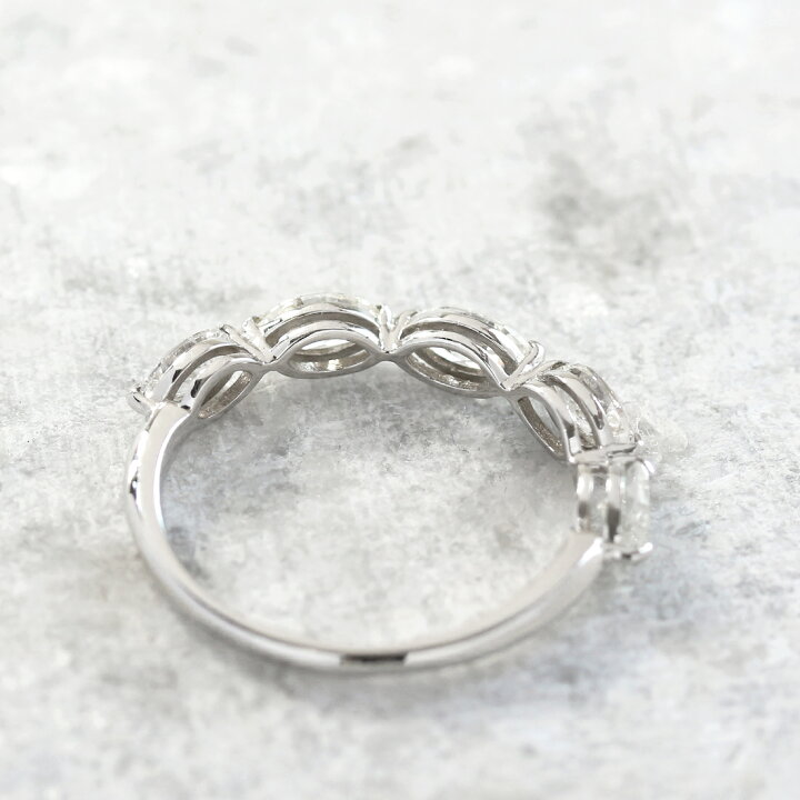 楽天市場】【JaMais】ダイヤモンド 1ct ハーフエタニティリング 12号 