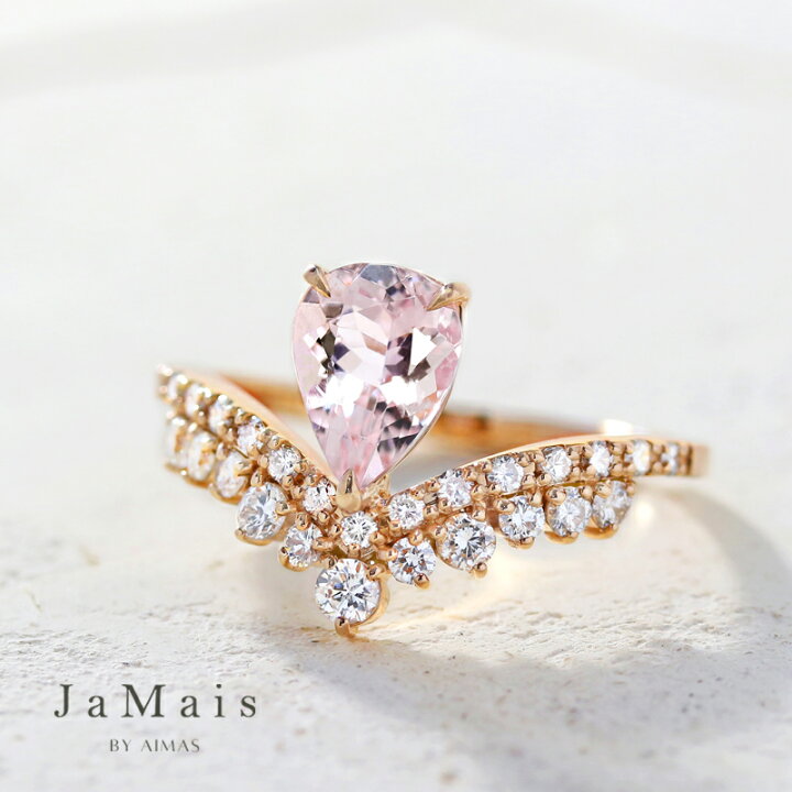 楽天市場】【JaMais】Tiara ‐ティアラ‐ モルガナイト 約0.8ct リング 