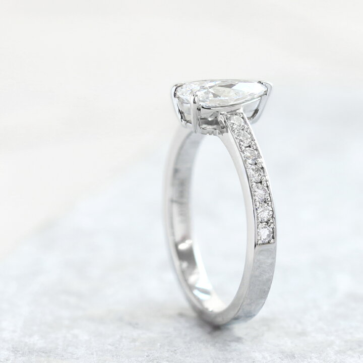楽天市場】【JaMais】ダイヤモンド 1.013ct(H SI2) リング 12号 PT900  