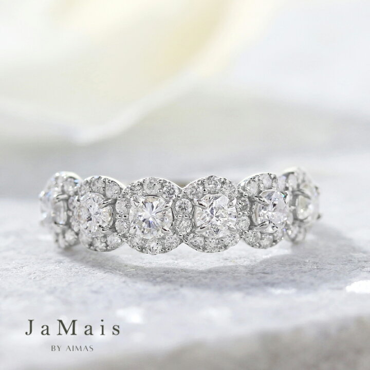 Pt900 ダイヤ エタニティ リング 1.04ct 指輪 プラチナ - アクセサリー 