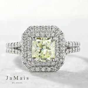 yJaMaiszDouble -hDu- CG[_Ch(LIGHT YELLLOW I1) 1.36ct O 12 PT900 v`i w fBAgJbg XNGA lp d芪 wC[ 4a WWG[ 