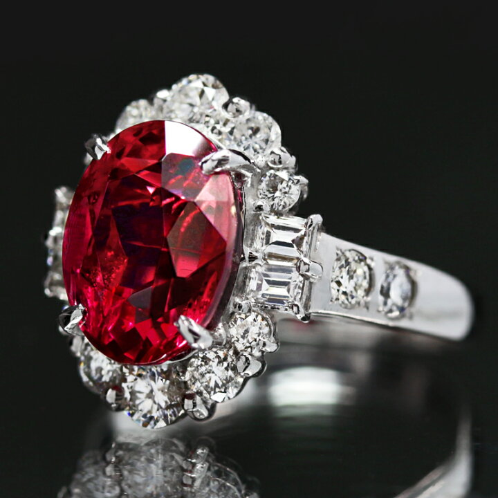 楽天市場】ルビー 5.02ct リング 13号 PT900 プラチナ ダイヤモンド  
