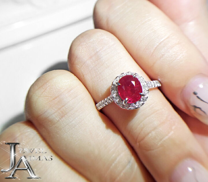 楽天市場】【ｾｰﾙ】ルビー 1.16ct リング 12.5号 PT900 プラチナ  