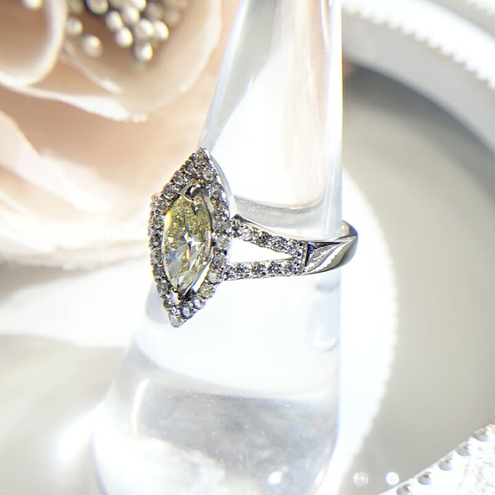 楽天市場】【ｾｰﾙ】イエローダイヤモンド 0.772ct (VERY LIGHT YELLOW 