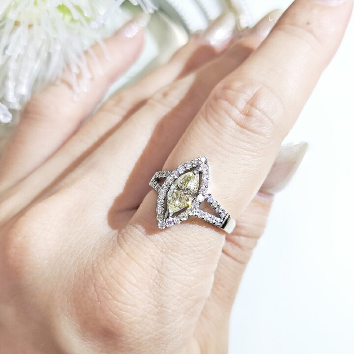 楽天市場】【ｾｰﾙ】イエローダイヤモンド 0.772ct (VERY LIGHT YELLOW 