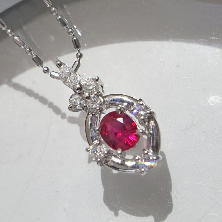 楽天市場】ルビー 0.57ct ダイヤモンド 0.32ct デザイン ルビー  