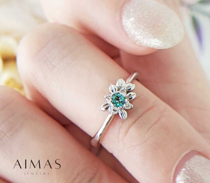 楽天市場】ブラジル産パライバトルマリン 0.09ct ダイヤモンド 0.04ct  