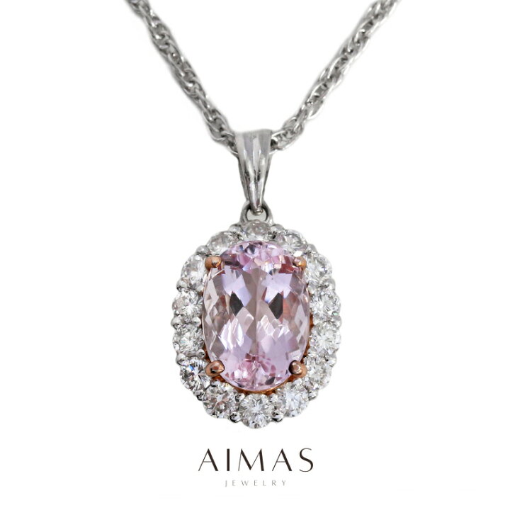 楽天市場】インペリアルトパーズ 3.06ct ネックレス PT850/900 PG 