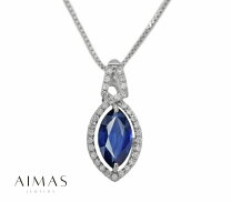 楽天市場】サファイア 2ct（ネックレス・ペンダント｜レディース 