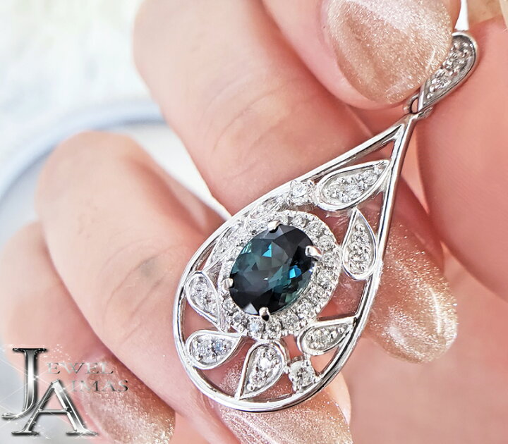 楽天市場】インディコライトトルマリン 1.36ct ペンダントトップ PT900  