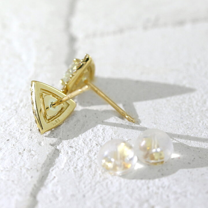 楽天市場】【JaMais】ダイヤモンド 0.25ct/0.25ct ピアス K18YG 