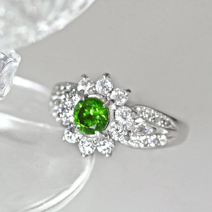 楽天市場】【ｾｰﾙ】デマントイドガーネット 0.69ct リング 14号 PT900 
