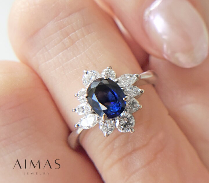 楽天市場】ロイヤルブルーサファイア 1ct ダイヤモンド 0.54ct  