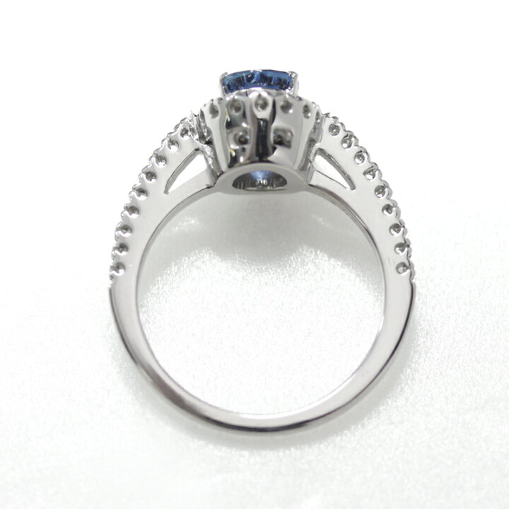 楽天市場】【ｾｰﾙ】ブルーサファイア 1.257ct リング 12号 K18WG(750 