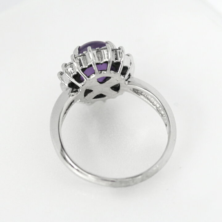 楽天市場】スリランカ産パープルスターサファイア 3.89ct リング 14.5 