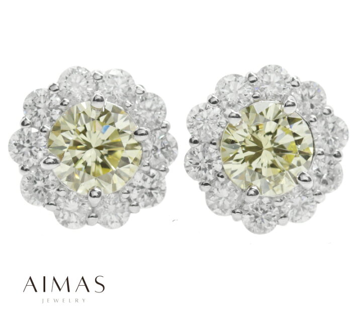 楽天市場】イエローダイヤモンド 0.507ct/0.503ct(LIGHT YELLOW SI2 