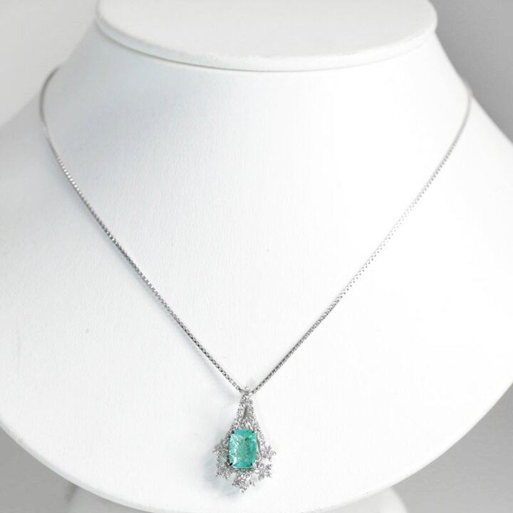 楽天市場】ブラジル産 パライバトルマリン 1.61ct ダイヤモンド 0.77ct 