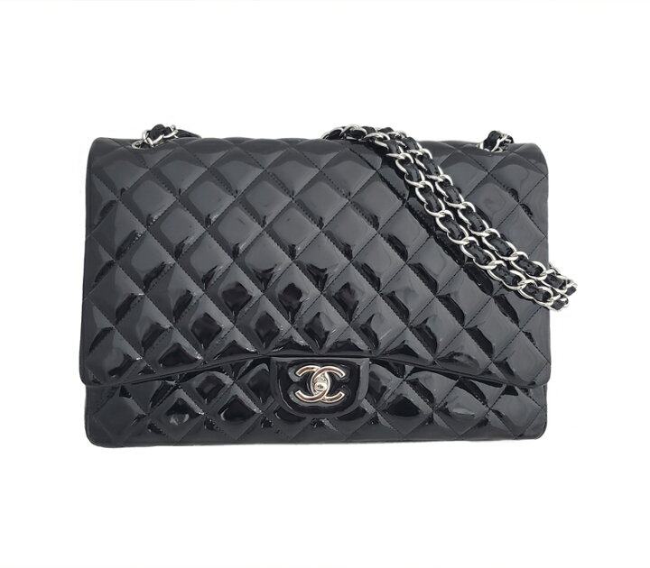 楽天市場】【CHANEL】 シャネル マトラッセ パテントレザー ダブル 
