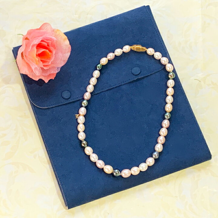 楽天市場】【MIKIMOTO】ミキモト マルチパール 約10mm〜8mm ネックレス 