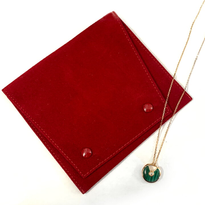 Cartier カルティエ K18WG アミュレット ドゥ カルティエ ネックレス ダイヤモンド パヴェダイヤ 1週間保証 中古 1224058970019 ブランドジュエリー 公式オンラインショップ