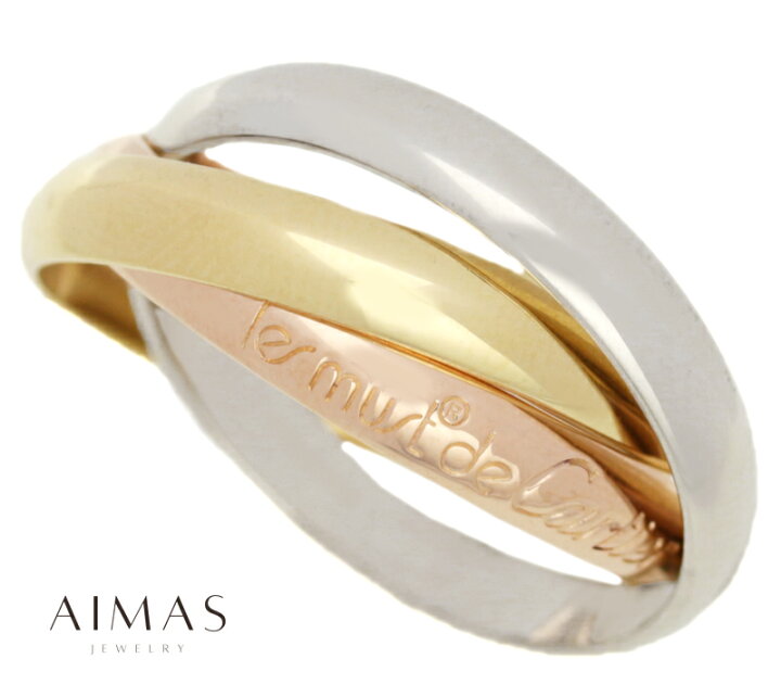 貴重】Cartier3連リング （楽天市場】【Cartier】カルティエ  