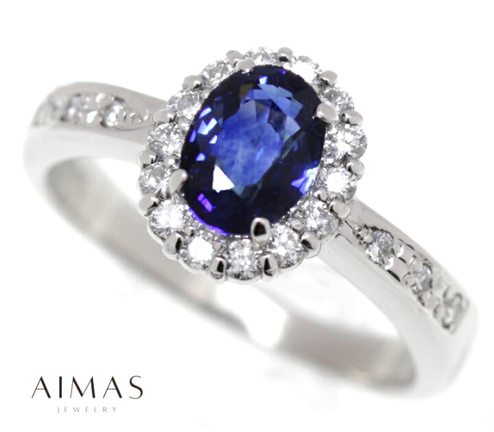 楽天市場】ロイヤルブルーサファイア 1.38ct リング 13号 PT900 