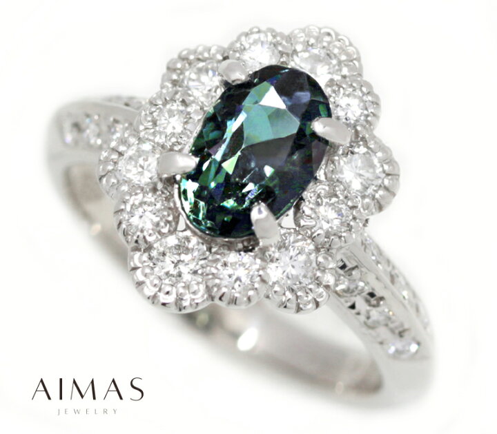 楽天市場】アレキサンドライト 1.4ct リング 11号 PT900 プラチナ 