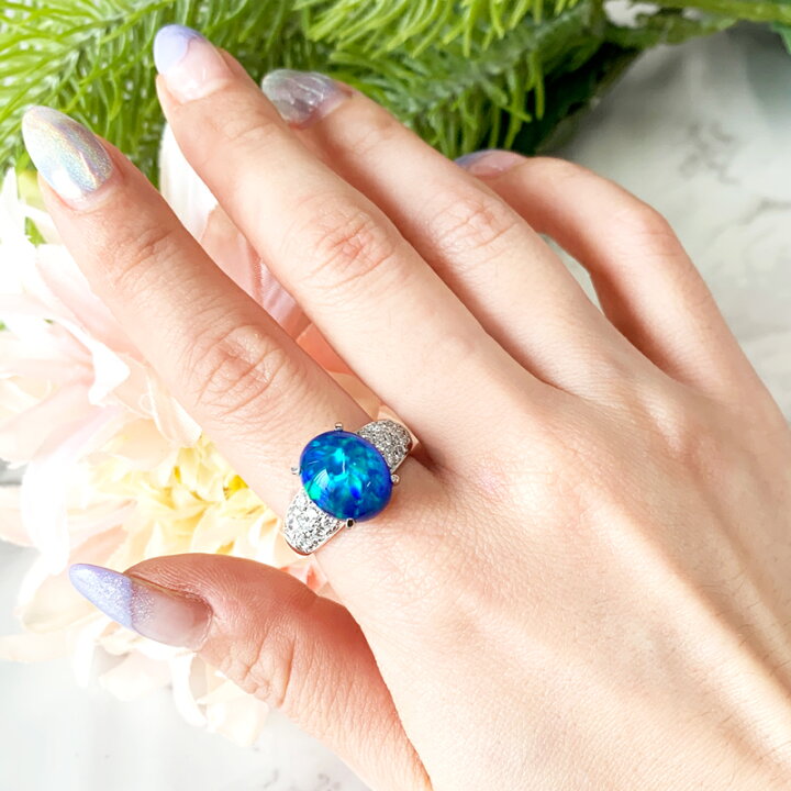 楽天市場】【CRESCENT VERT】クレサンベール 京セラ 再結晶オパール  