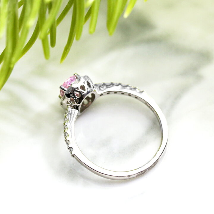 楽天市場】インペリアルトパーズ 0.39ct リング 11号 PT900 プラチナ 