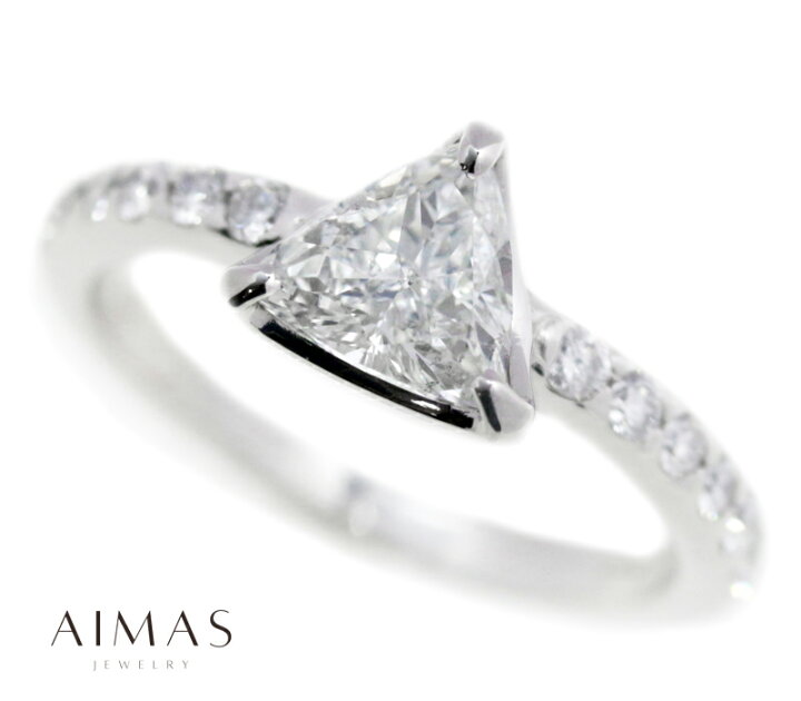 楽天市場】メインダイヤモンド 0.77ct (H SI2) リング 11号 PT900  