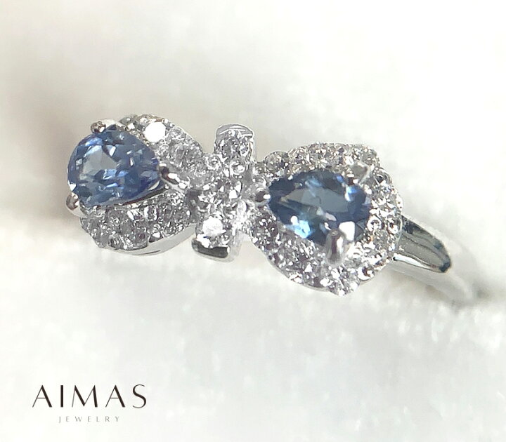 楽天市場】ベニトアイト 計0.285ct リング 4号 PT900 プラチナ 
