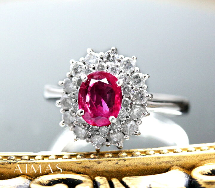 楽天市場】ルビー 1.15ct リング 17号 PT900 プラチナ 指輪 