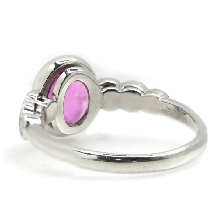 楽天市場】非加熱ピンクサファイア 2.035ct リング 13号 PT900  