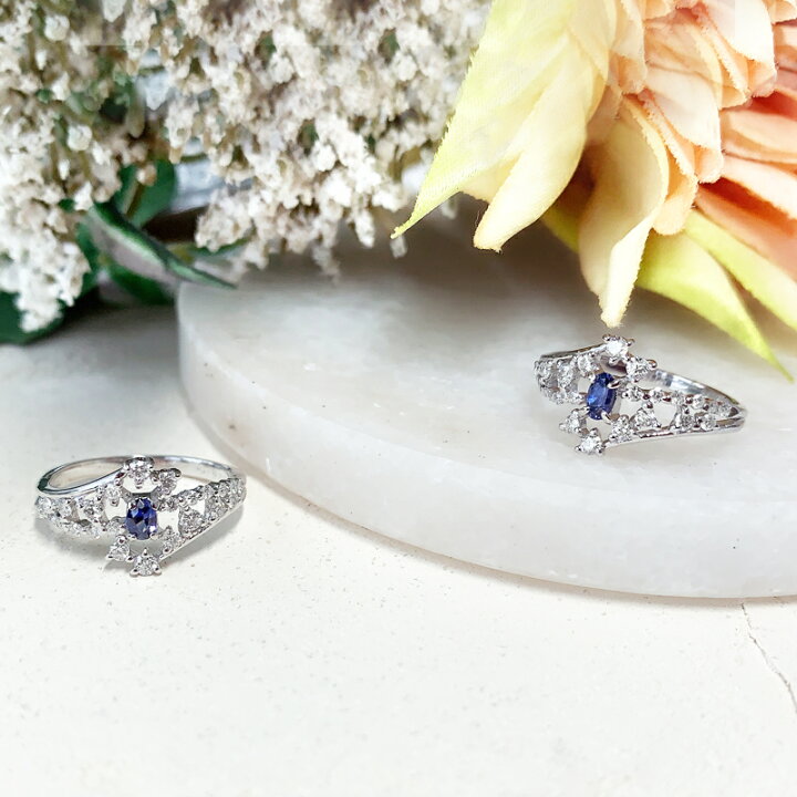 楽天市場】ベニトアイト 0.13ct リング 10号 PT900 プラチナ  