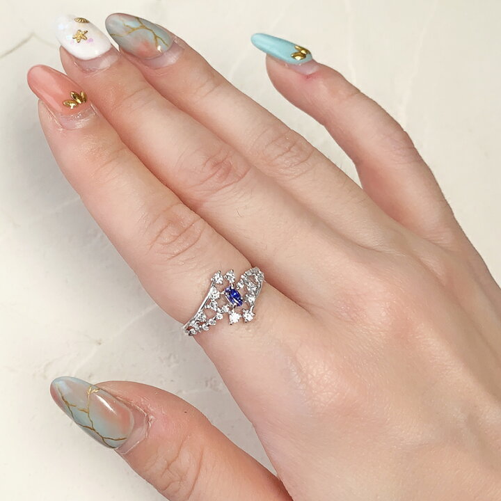 楽天市場】ベニトアイト 0.13ct リング 10号 PT900 プラチナ  