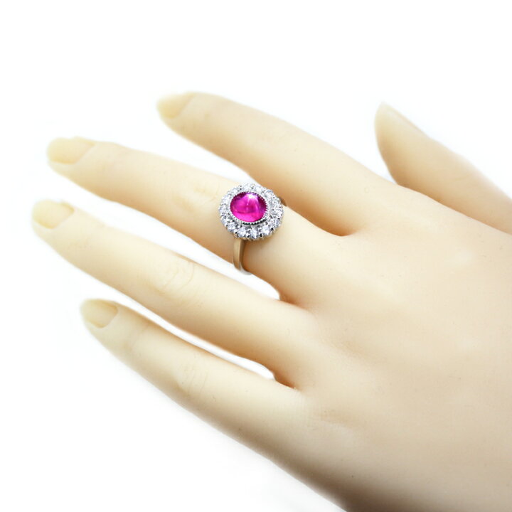 楽天市場】ミャンマー（ビルマ）産スタールビー 2.85ct リング 13号 