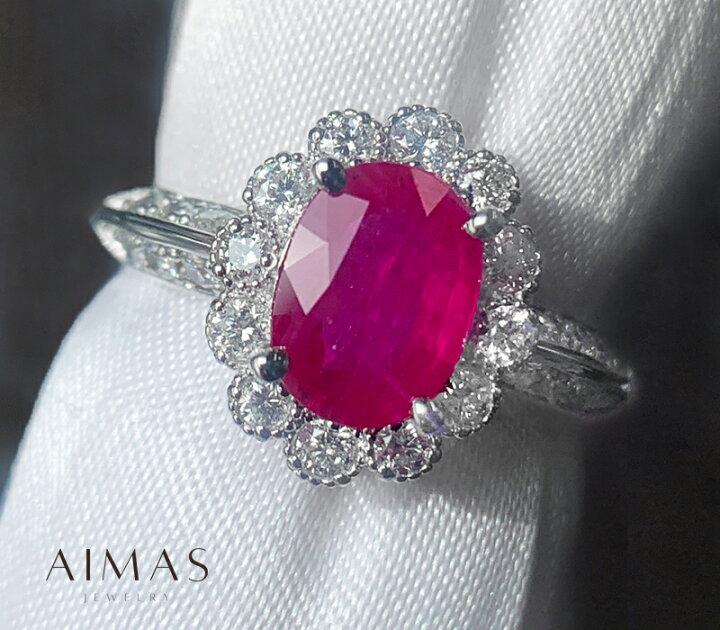 楽天市場】【ｾｰﾙ】ミャンマー(ビルマ)産ルビー 1.32ct リング  