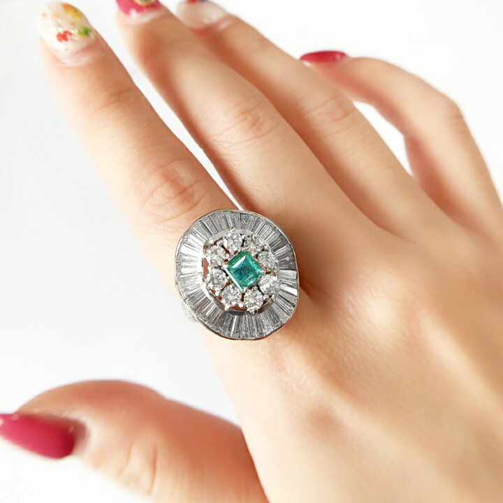 楽天市場】パライバトルマリン 0.52ct ダイヤモンド 2.92ct スクエア 