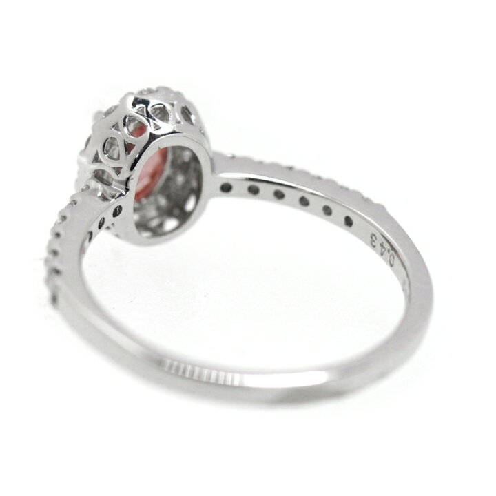 楽天市場】パパラチアサファイア 0.5ct ダイヤモンド リング 11号 