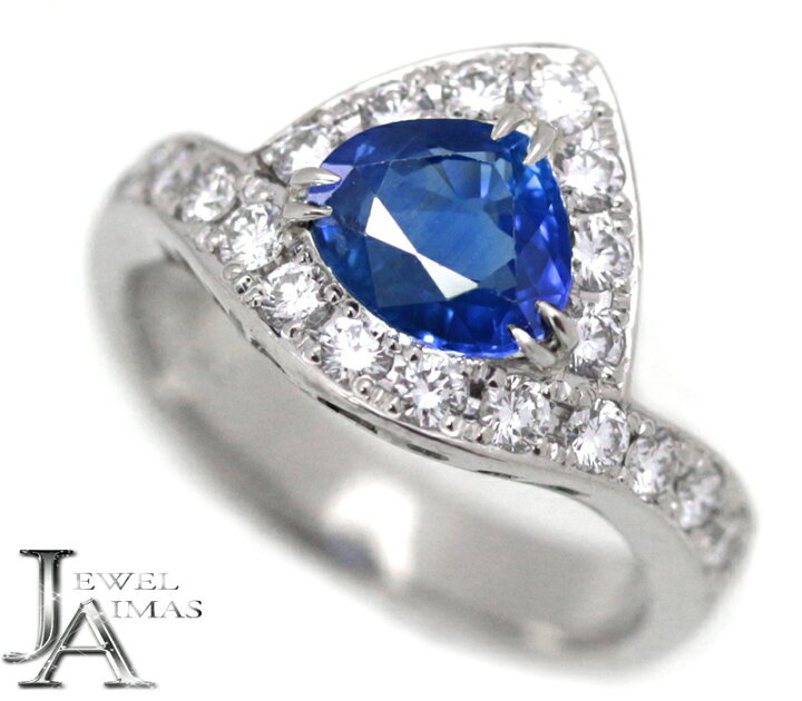 楽天市場】コーンフラワーブルーサファイア 1.8ct リング 15号 PT900  