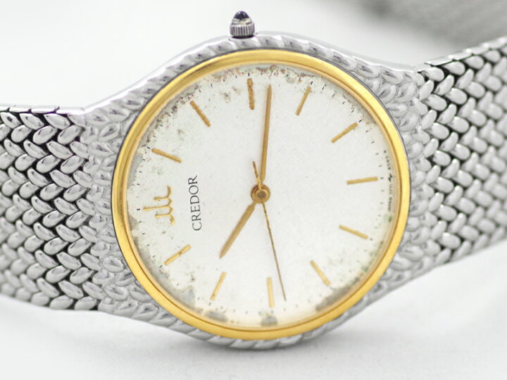 楽天市場】【SEIKO】セイコー クレドール 7771-6050 シルバー 文字盤 