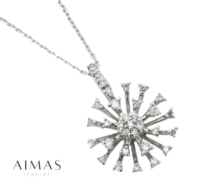 楽天市場】ダイヤモンド 0.3ct ネックレス K18WG ホワイトゴールド 18 
