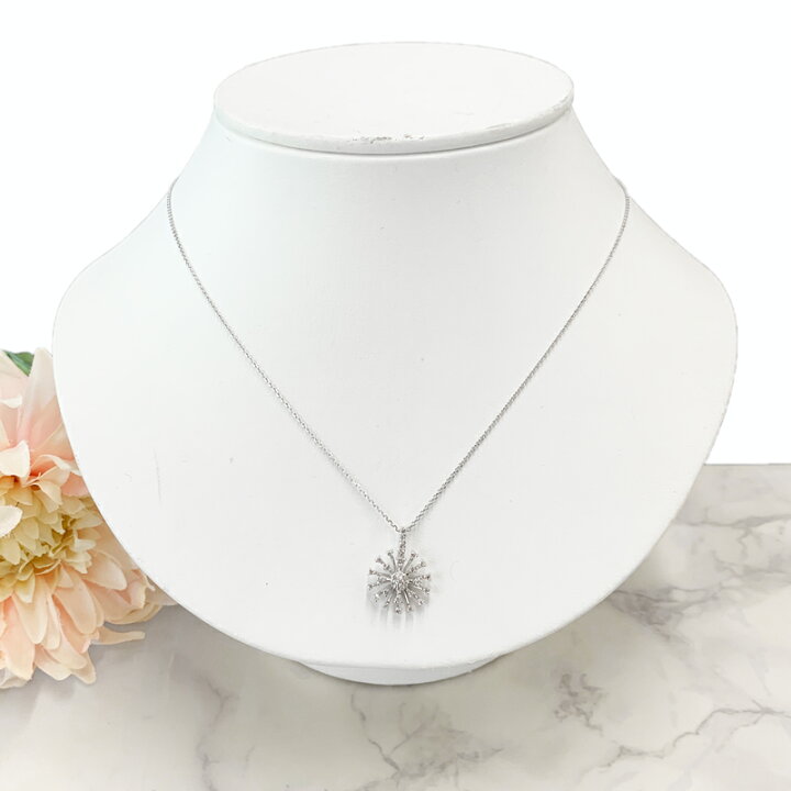 楽天市場】ダイヤモンド 0.3ct ネックレス K18WG ホワイトゴールド 18 
