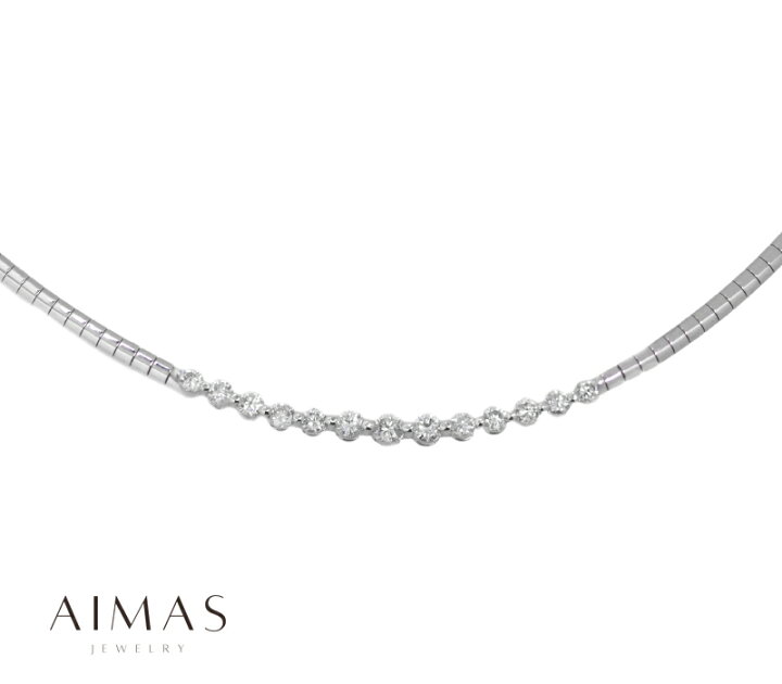 楽天市場】ダイヤモンド 0.93ct ネックレス K18WG(750WG刻印) ホワイト  