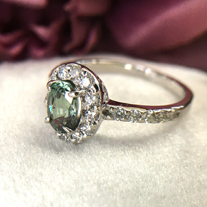 楽天市場】アレキサンドライト 0.55ct リング 7号 PT900 プラチナ  